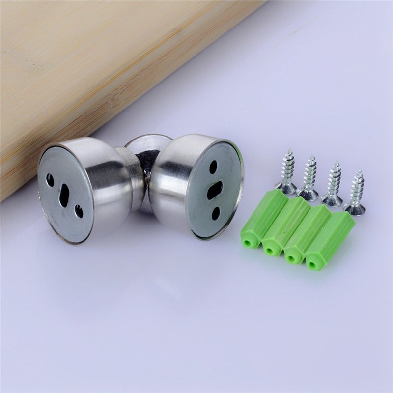 Cucumis Mini Powerful Magnetic Doorstop Cucumis 2 Pcs Stainless Steel Door Magnetic Door Stopper Heavy Duty Magnetism Door Holder for Bedroom Bathroom Kitchen Home Office - Image 4